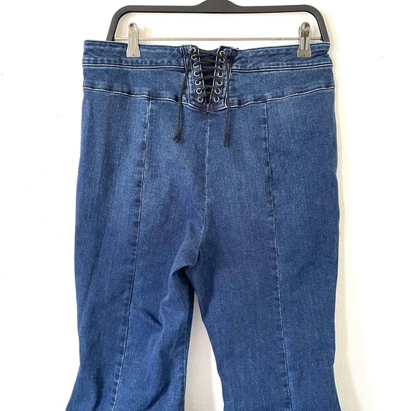 We The Free Crvy By Ma Cherie High Waist Flare Jeans - Picture 7 of 13